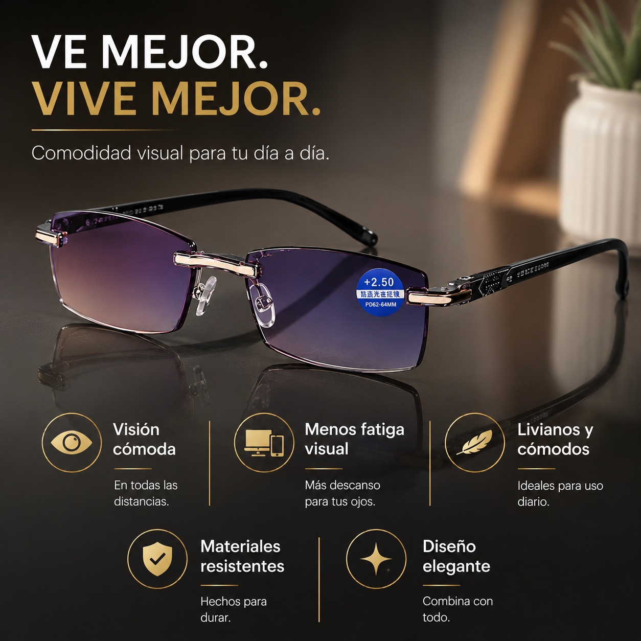 Pack de 2 Lentes Smart RT90 - Enfoque claro en cada distancia (modelo único)