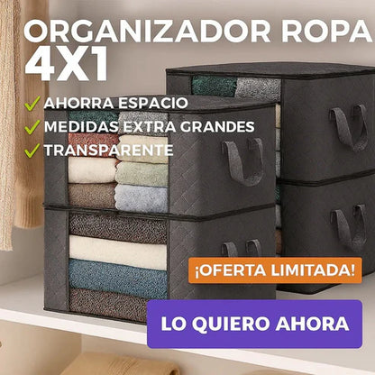 Súper Promo Caja organizadora de ropa 35cmx60cm - Organizer™: No más desorden