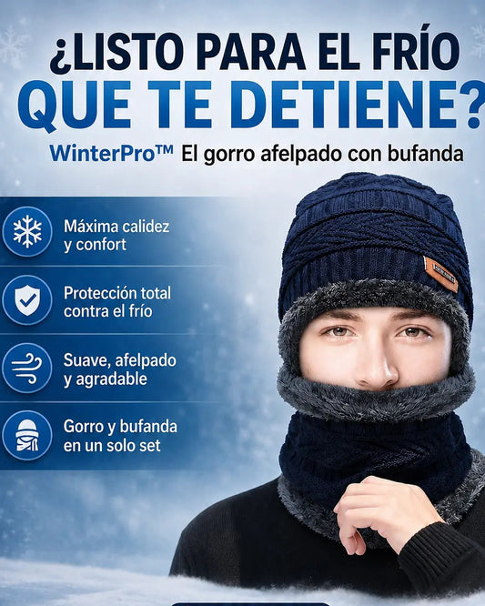 GORRO CON BUFANDA